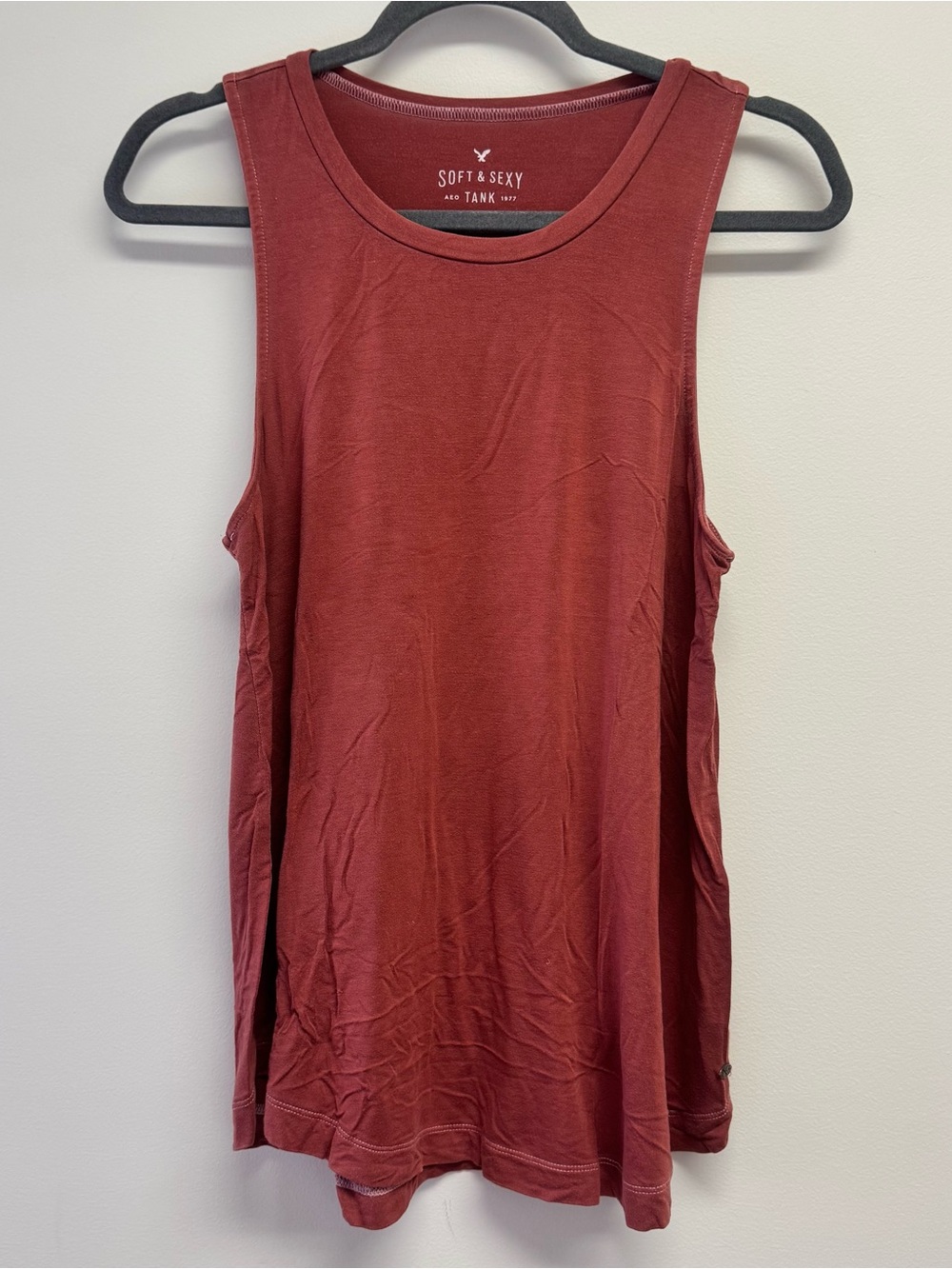 American Eagle Outfitters Soft & Sexy Tank Top Brick Size M